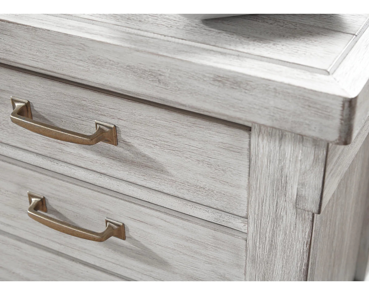 White Nightstand M14468