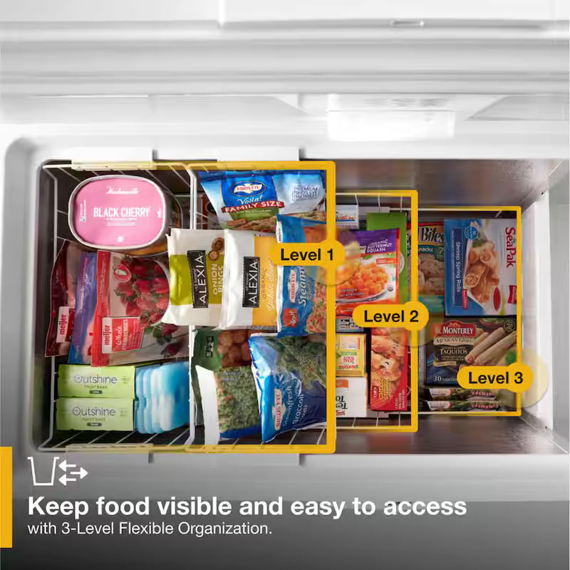 16 cu. ft. Convertible Freezer L549