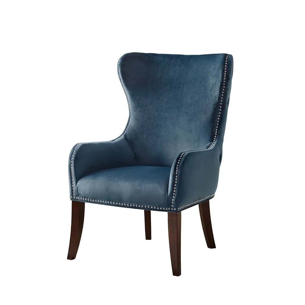 Button Tufted Wingback Accent Chair F1890