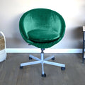 Velvet Green Chair Slip Cover B87414
