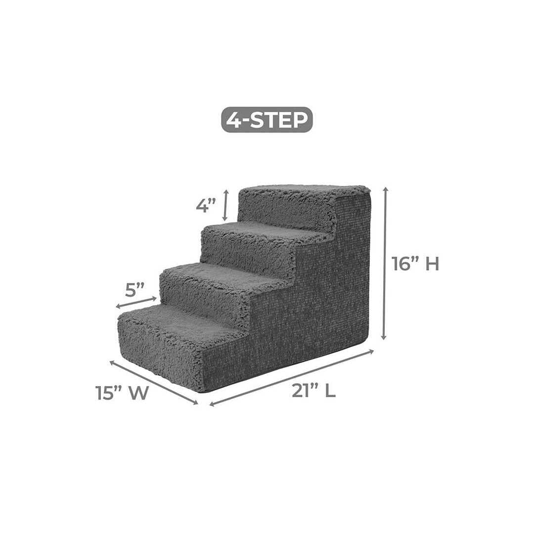 High Density Foam Sherpa Top Steps W9480
