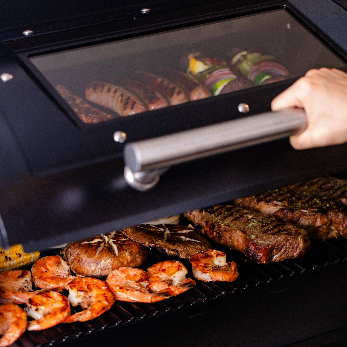Wood Pellet Grill Smoker W6523