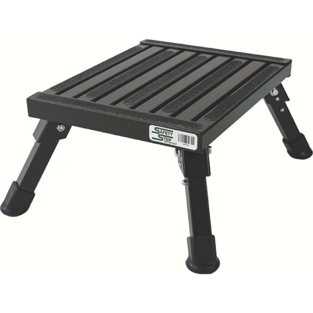 Small Folding Step Black X1862