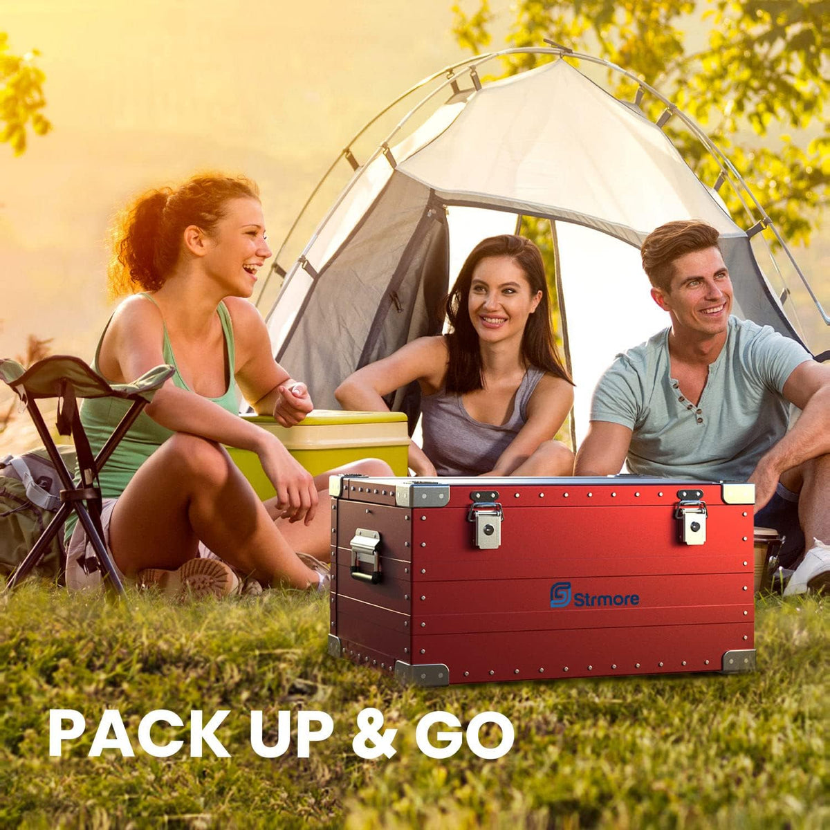 Red Aluminum Hard Protective Carrying Case A1843