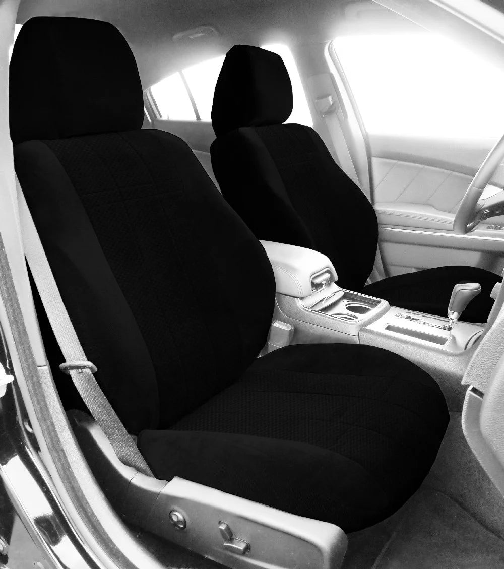 Black Monarch Insert Velour Seat Covers A7171