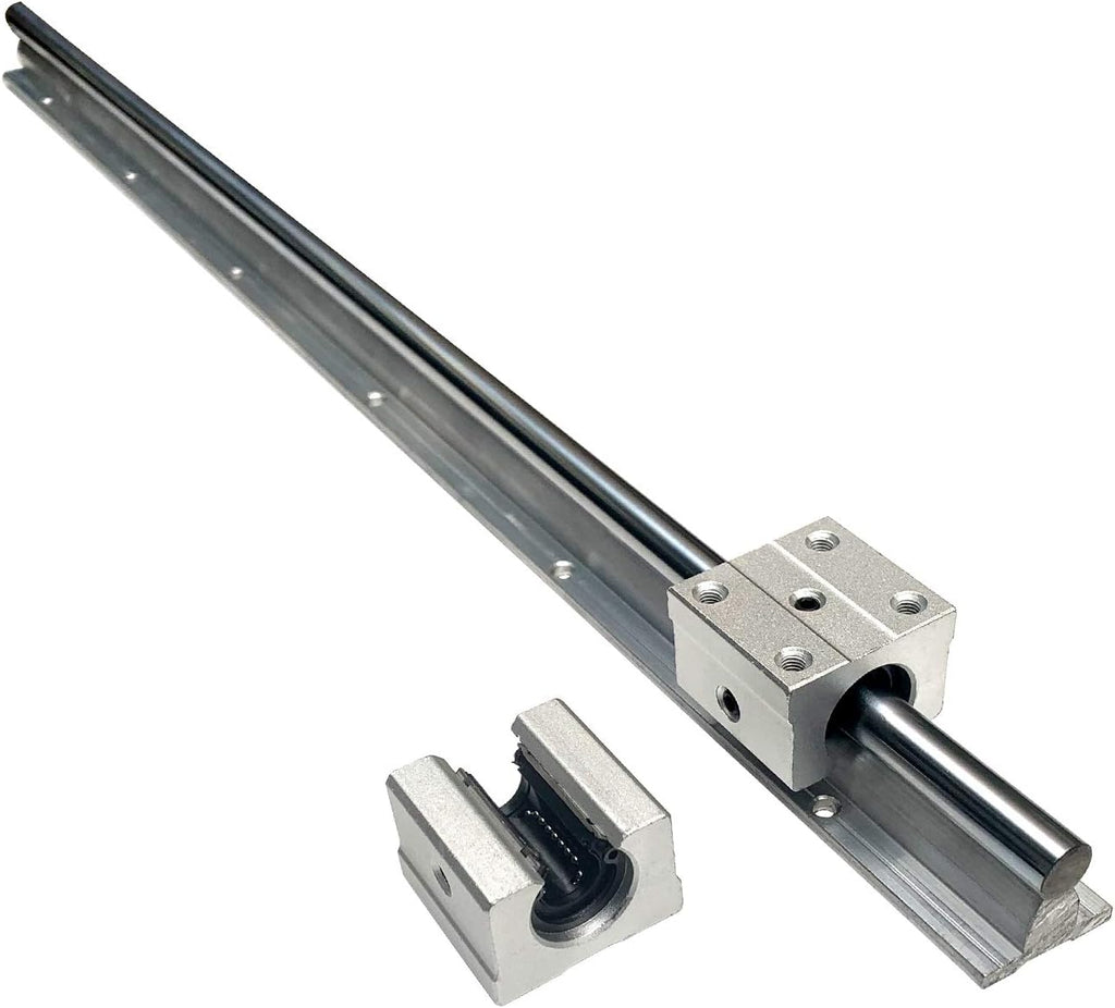 Linear Rail SBR12-1000mm 2Set Slider Guide with 4X SBR12UU Bearing Block X4764