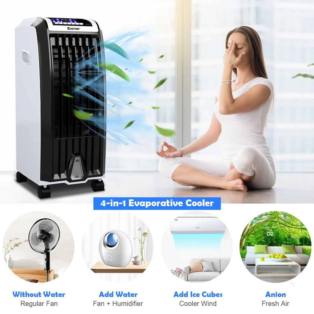 Portable Evaporative Cooler Fan with Remote Control J15601