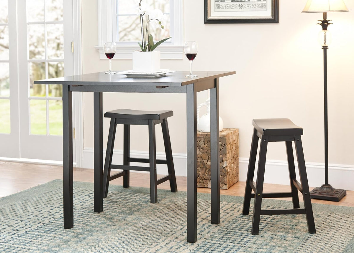 Dark Espresso Oak 3-Piece Pub Set O226