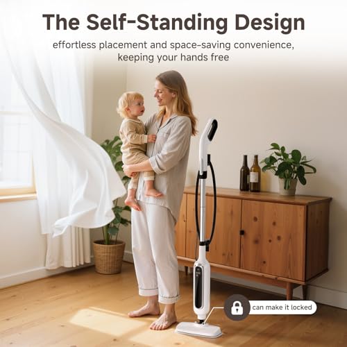 12-in-1 Steam Mop Detachable Handheld Steam Cleaner T438