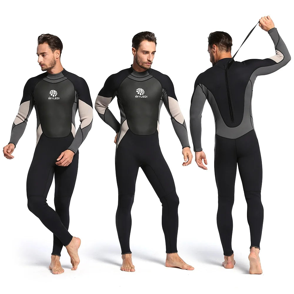 3mm Back Zip Full Body Wetsuit Jumpsuit G25753