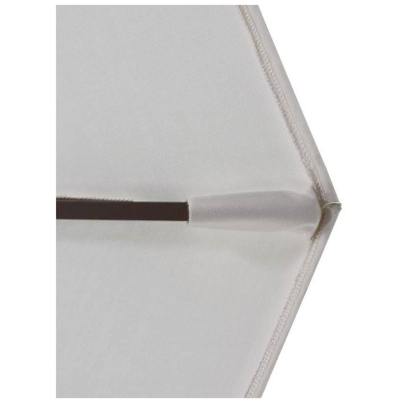 9 ft. Aluminum Push Button Tilt Market Umbrella, Beige H70455