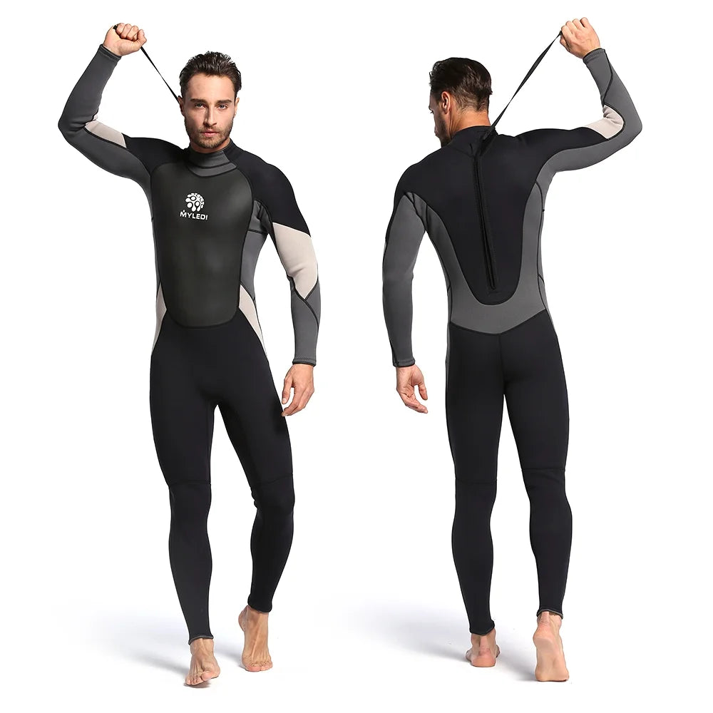 3mm Back Zip Full Body Wetsuit Jumpsuit G25753