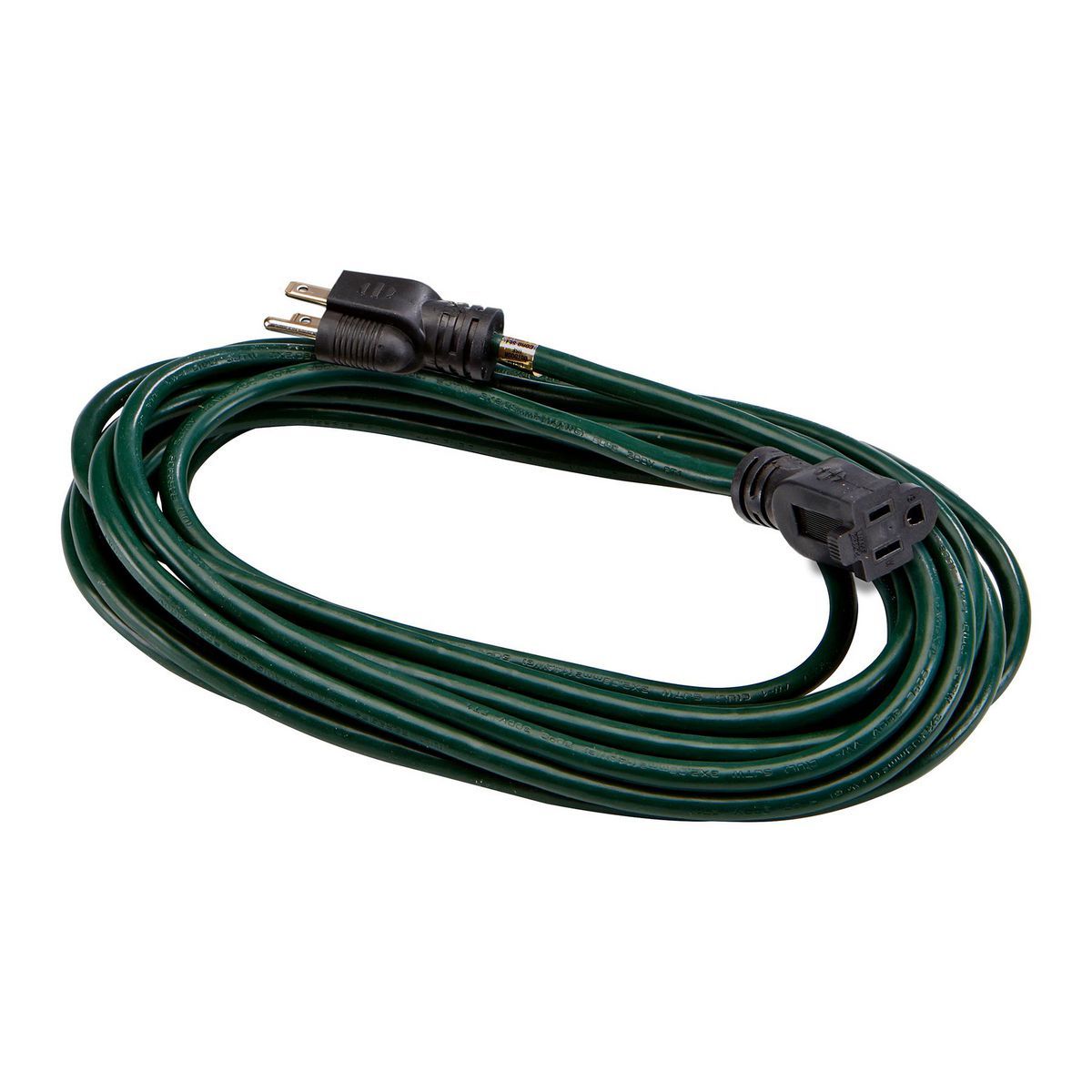 Green 25 ft. 14/3 Gauge Outdoor Extension Cord R621124