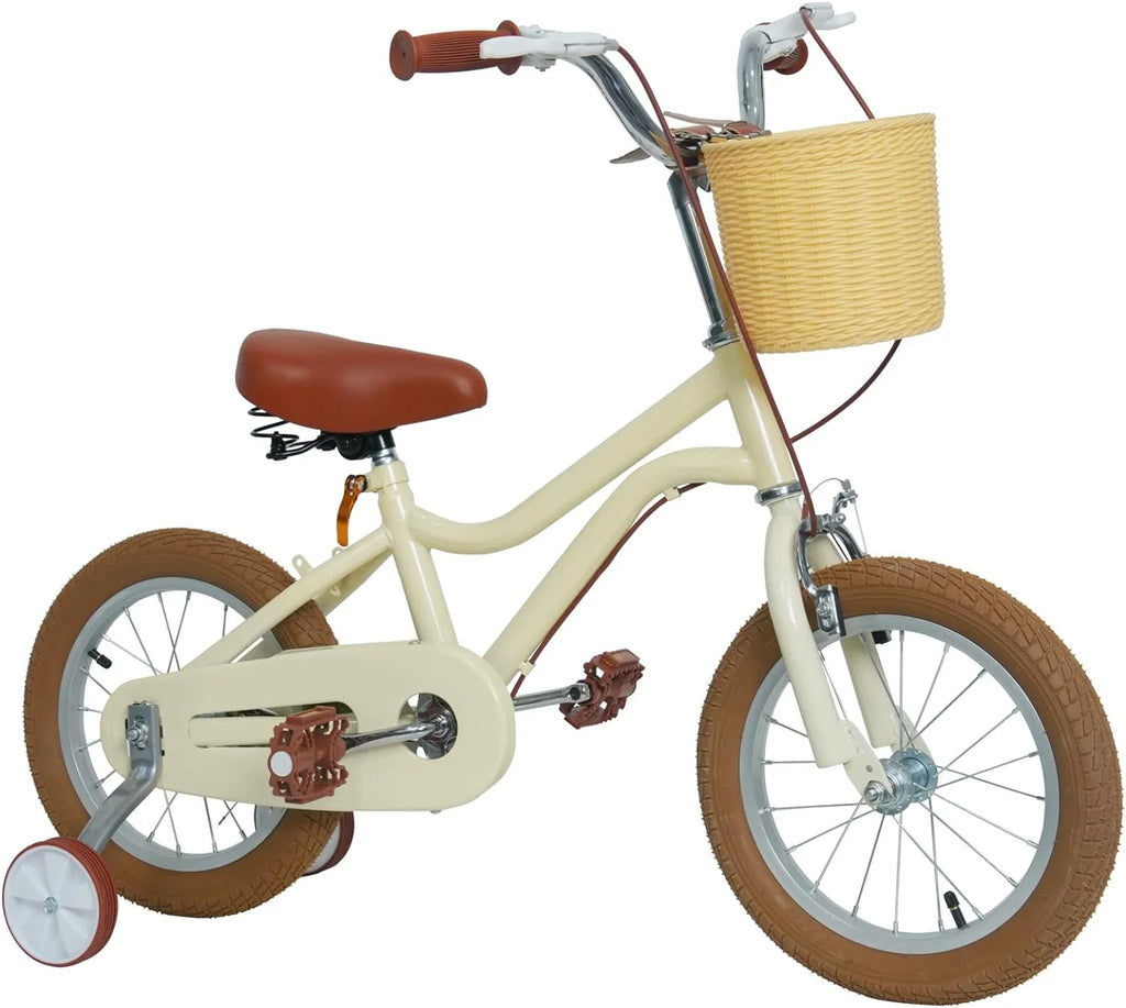 16 inch Kids Bike with Training Wheels and Basket G683