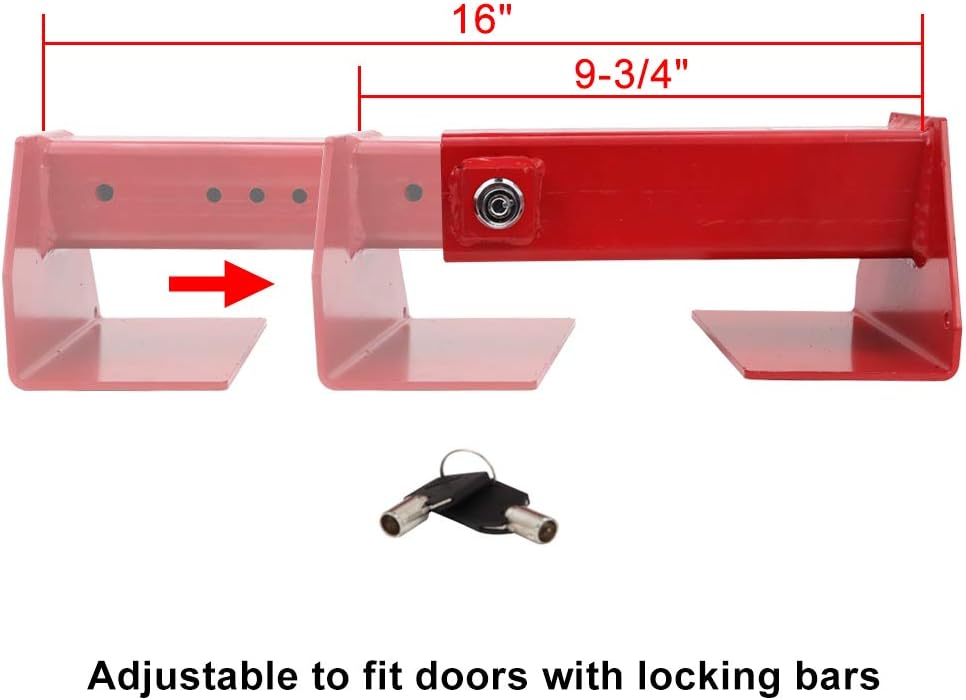 Heavy Duty Cargo Door Lock for Swing Doors U51992