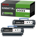 2 Pack Black Remanufactured MICR Toner Cartridge for Lexmark Printer I4609