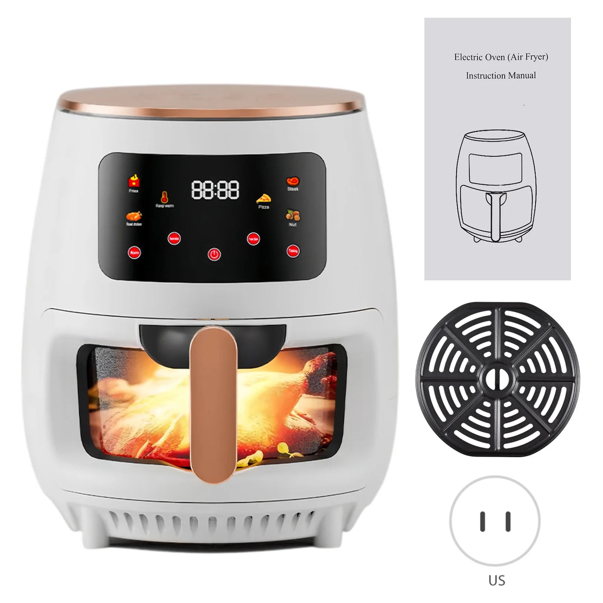 6 QT Nonstick Air Fryer G6648