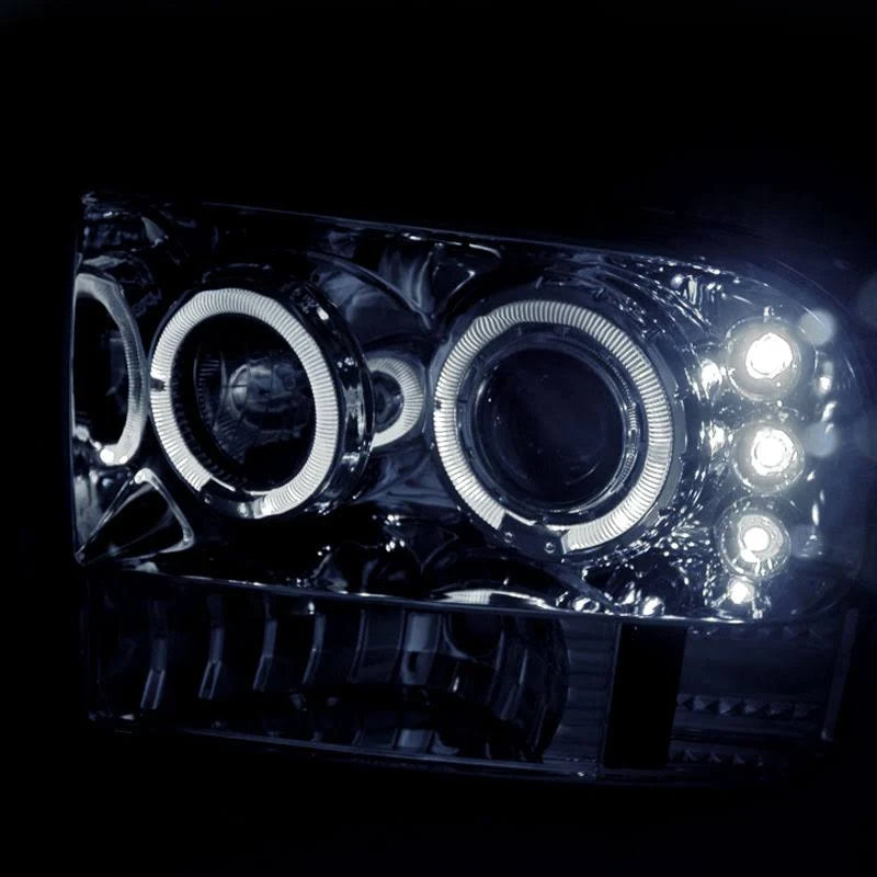 Chrome Halo Projector Headlights Q654