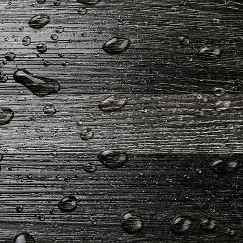 36-Pack 6x36" Black Peel and Stick Waterproof Vinyl Floor Tile J35079