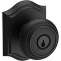 Satin Black Single Cylinder Keyed Entry Door Knob K4341