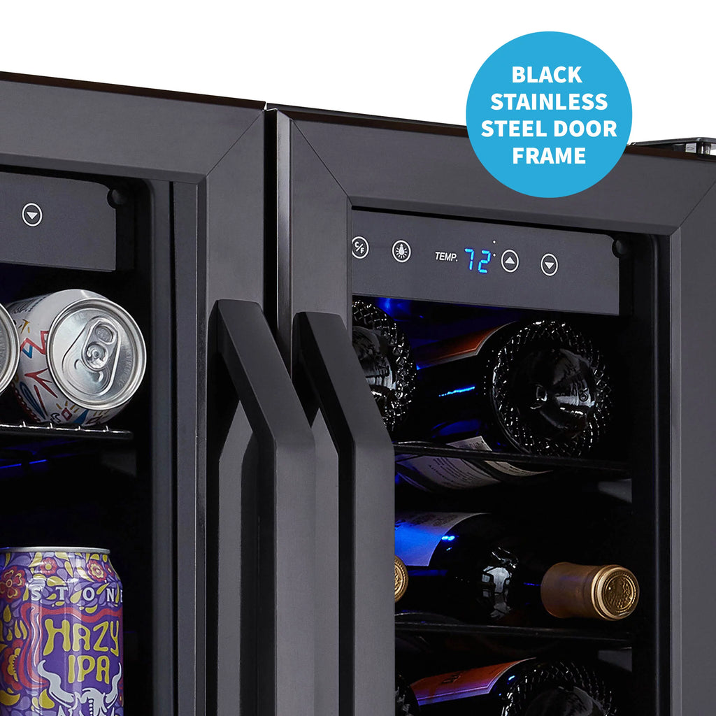 24" Dual Zone Wine Cooler & Mini Fridge A109893