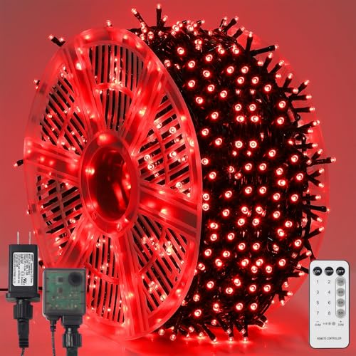 1000 LED 328 FT Waterproof String Lights with Remote & 8 Modes N79044