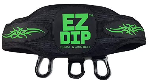 Squat Chin Up Belt with Dumbbell Hook I27792