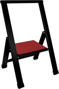 Mahogany Black Aluminum 1 Step Ladder Pack of 2 A253