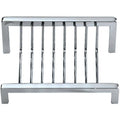 Brass Square Countertop Soap Dish Holder with Drain V5140