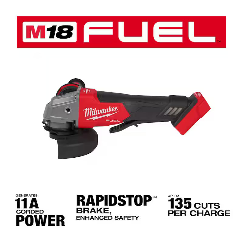 18V Brushless Cordless 4-1/2 in. /5 in. Grinder Kit with Battery D152164
