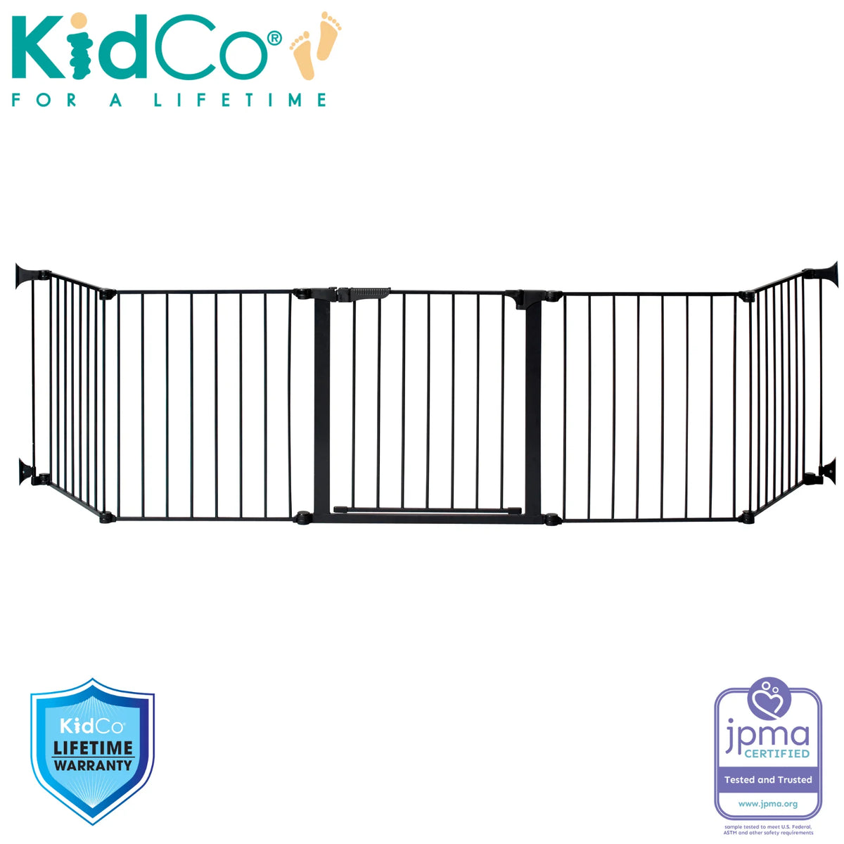 Black Auto Close Baby Gate G249