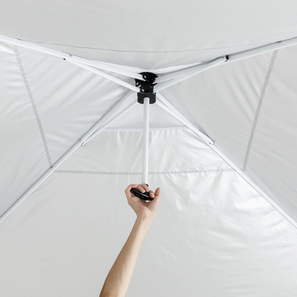 White 10 ft x 10 ft Instant Canopy B834