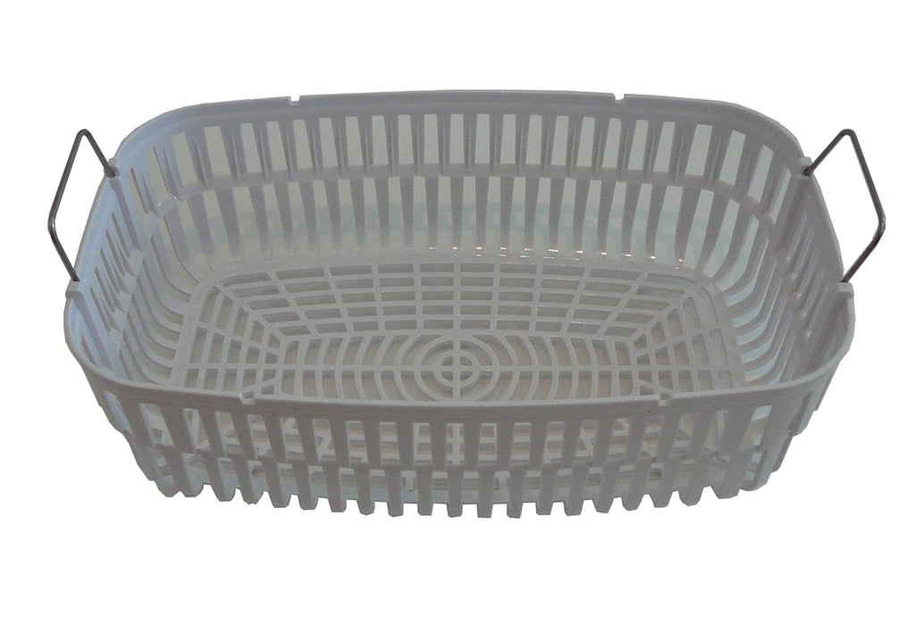 Commercial Ultrasonic Cleaner, 2.5L, White, Plastic Tray, 110V Q595125