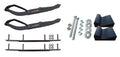 Black MTX Snowmobile Skis with 10" Round Bars Complete Kit D483808