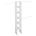 White 12 inch Vertical Closet Organizer O6700
