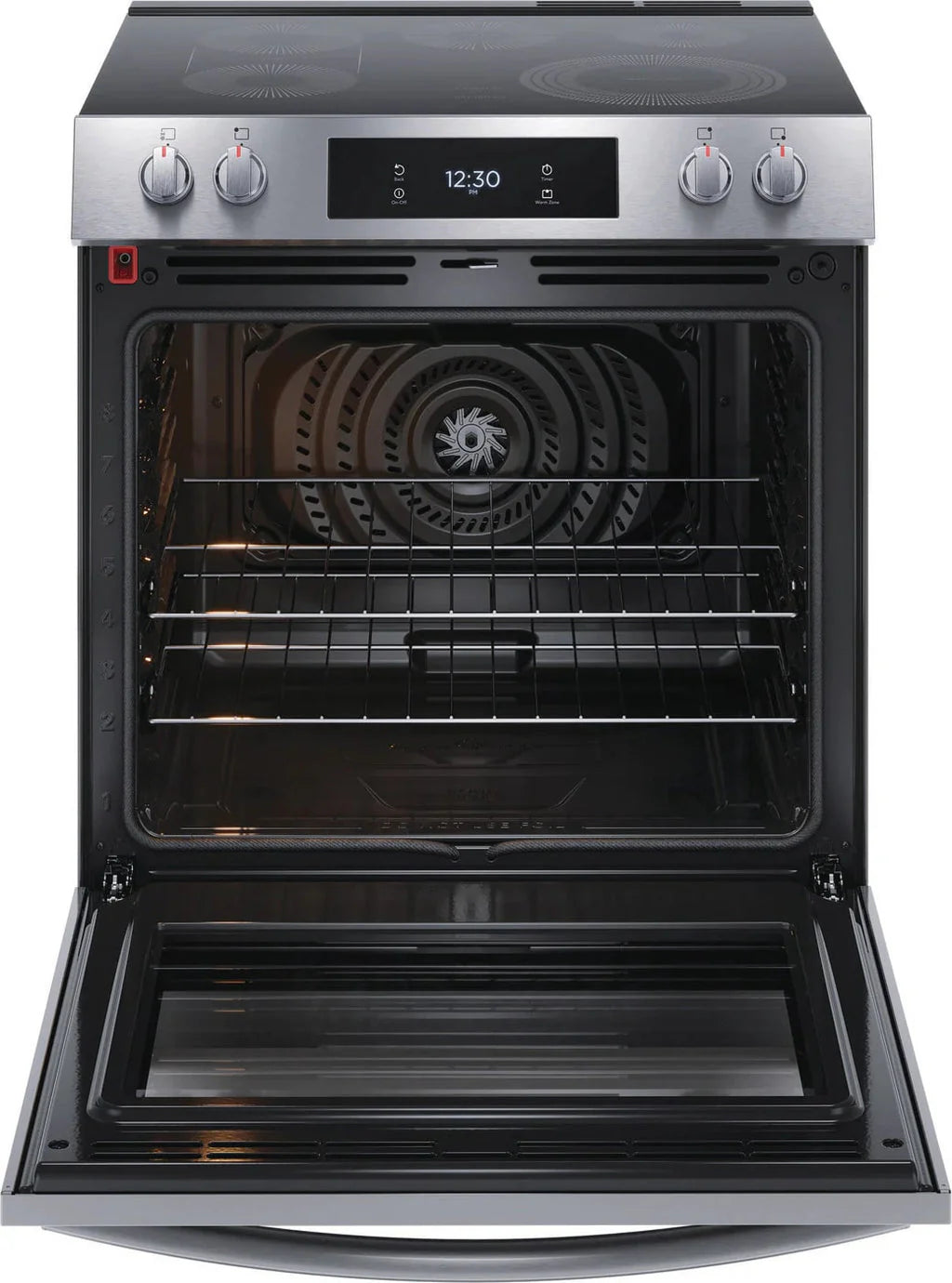 30'' Front Control Electric Range with Total Convection V84513