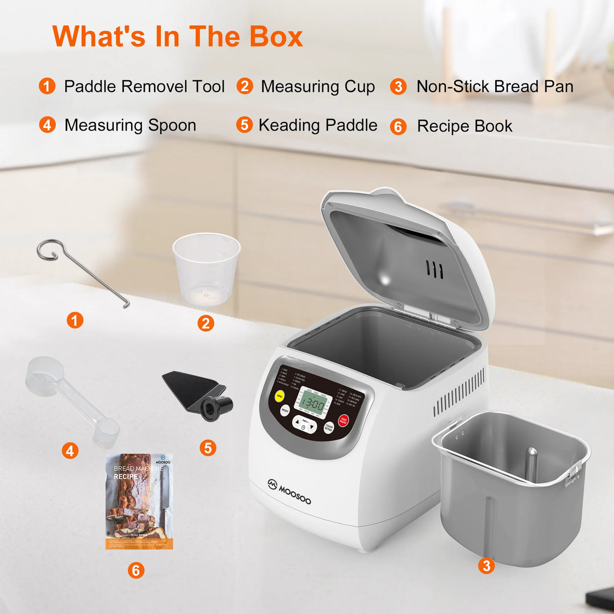 2lbs. 19 in 1 Auto Bread Machine with Gluten Free Setting B533625
