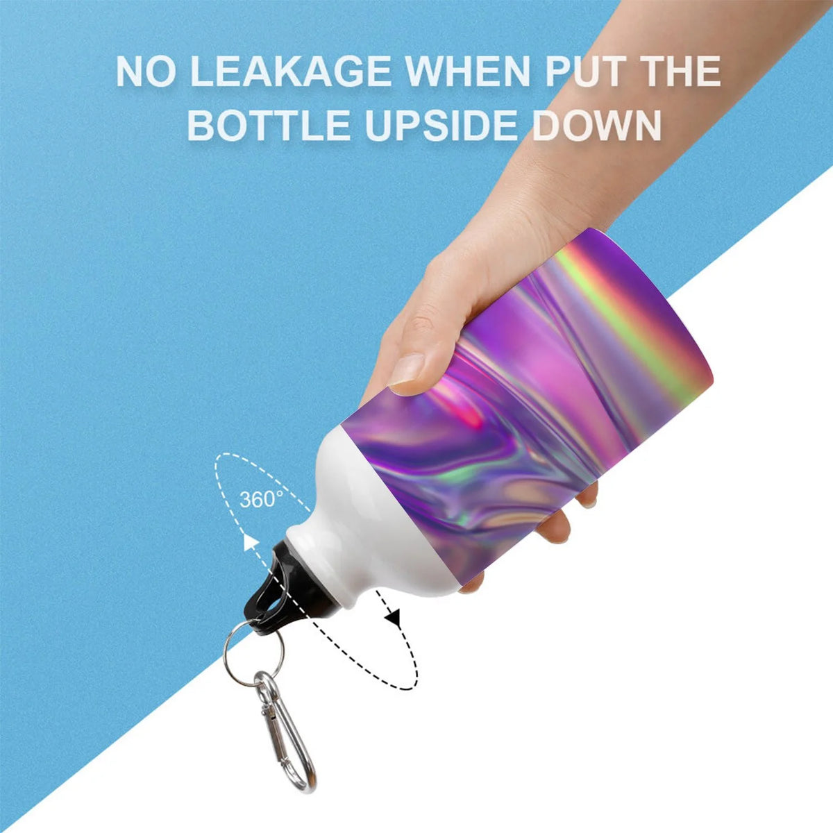 400ml Sport Aluminum Water Bottle with Twist Cap Q822187