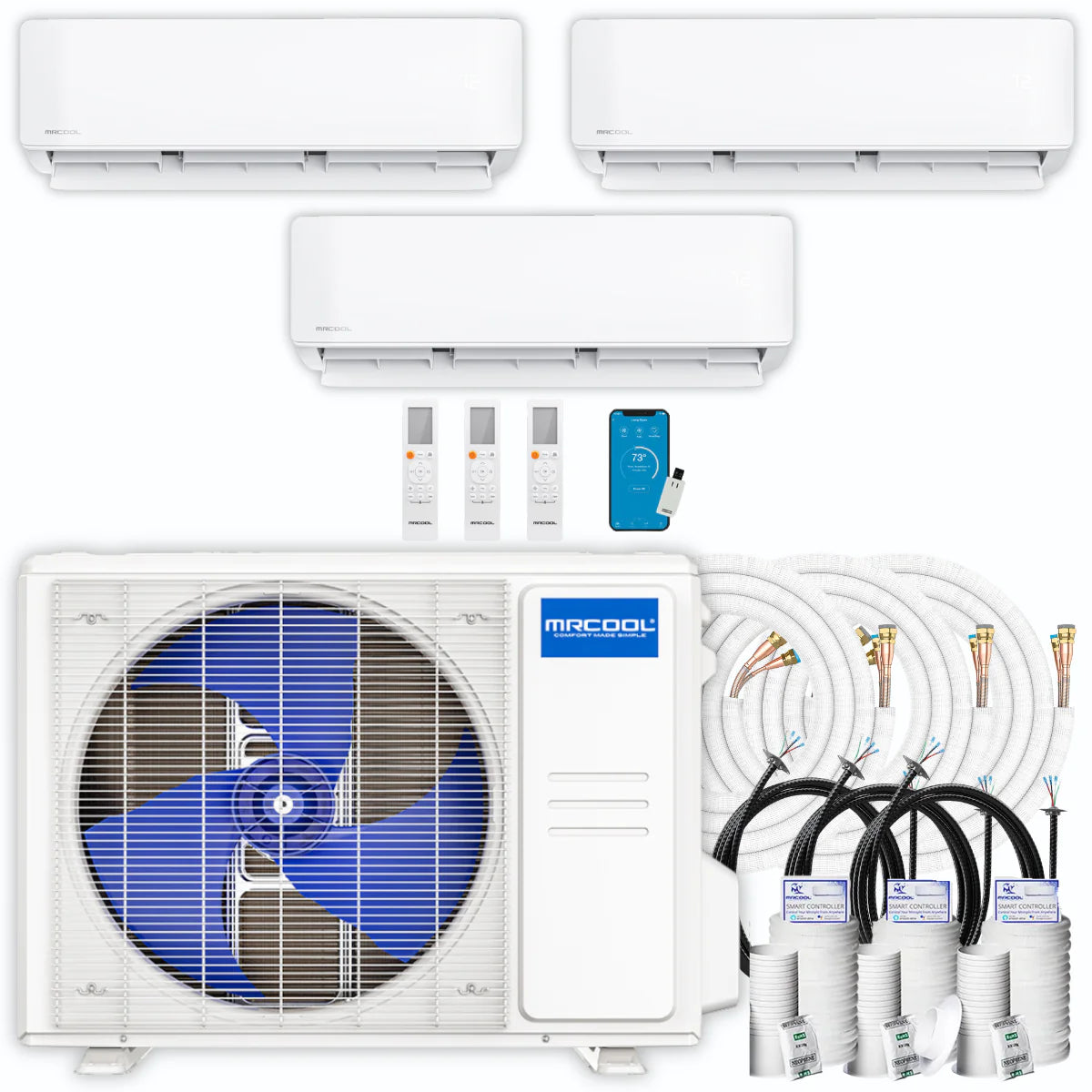 33,000 BTU 3 Zone Ductless Air Conditioner and Heat Pump P133437