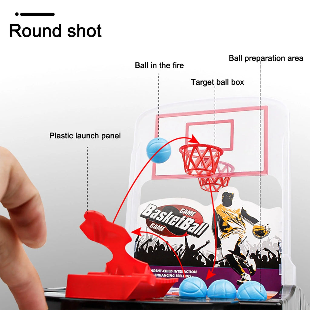 Mini Table Basketball Beer Drinking Game Toy with 8 Balls N454164
