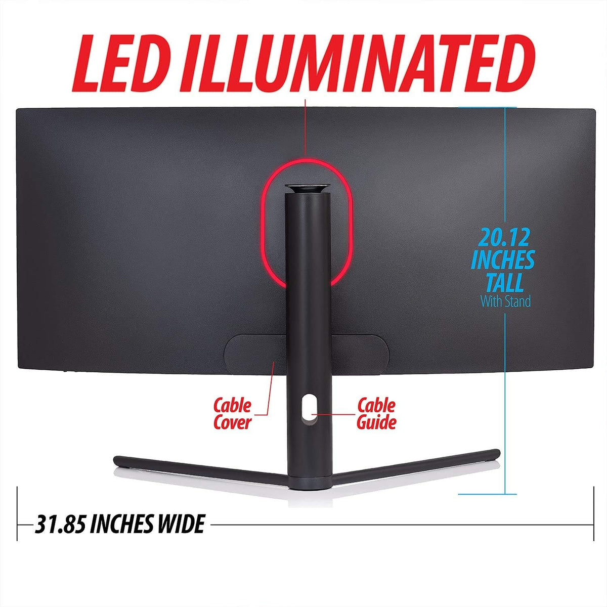 34" Ultrawide Curved Monitor, 144Hz, HDR10, 4000:1 Contrast Ratio, 99% sRGB, Adaptive Sync A62500