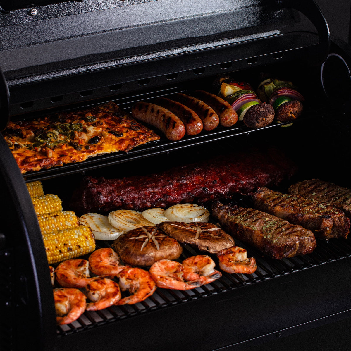 Wood Pellet Grill Smoker W6523