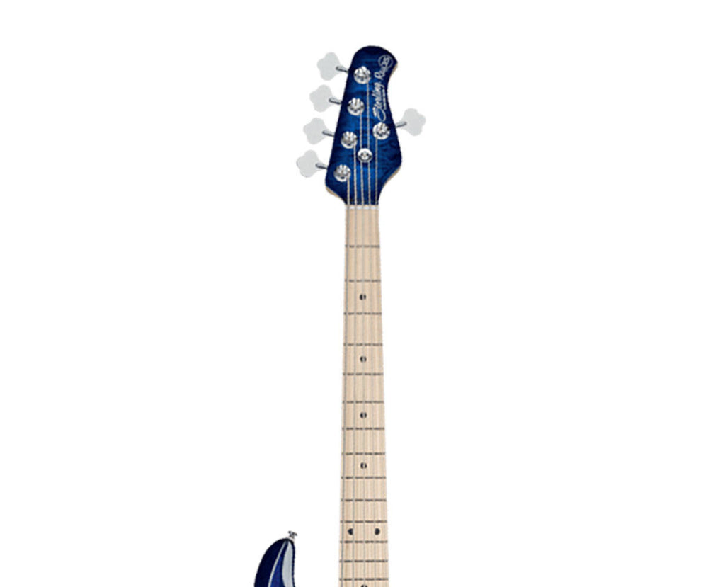 Neptune Blue Quilted Maple 5-String Stingray C9940