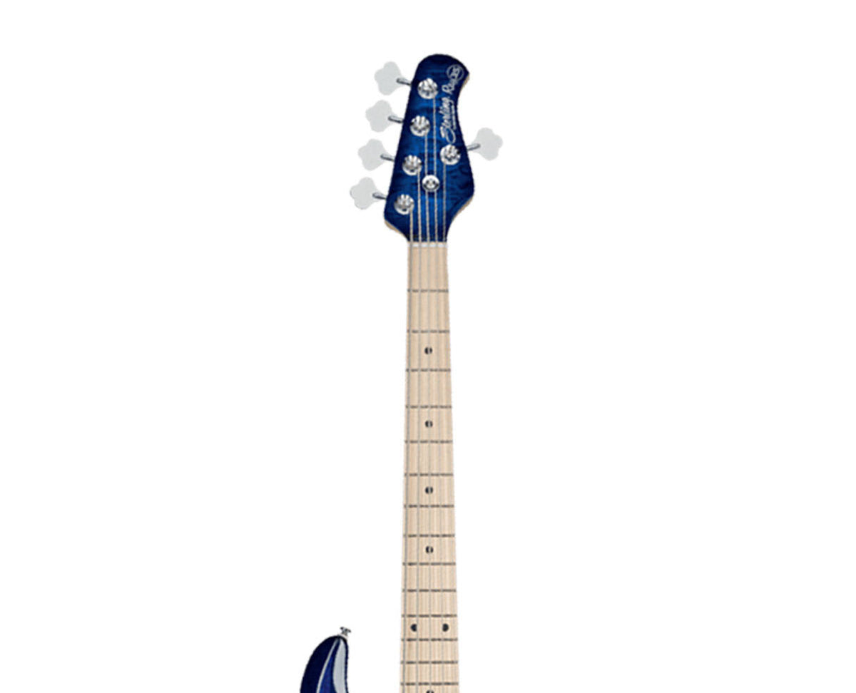 Neptune Blue Quilted Maple 5-String Stingray C9940