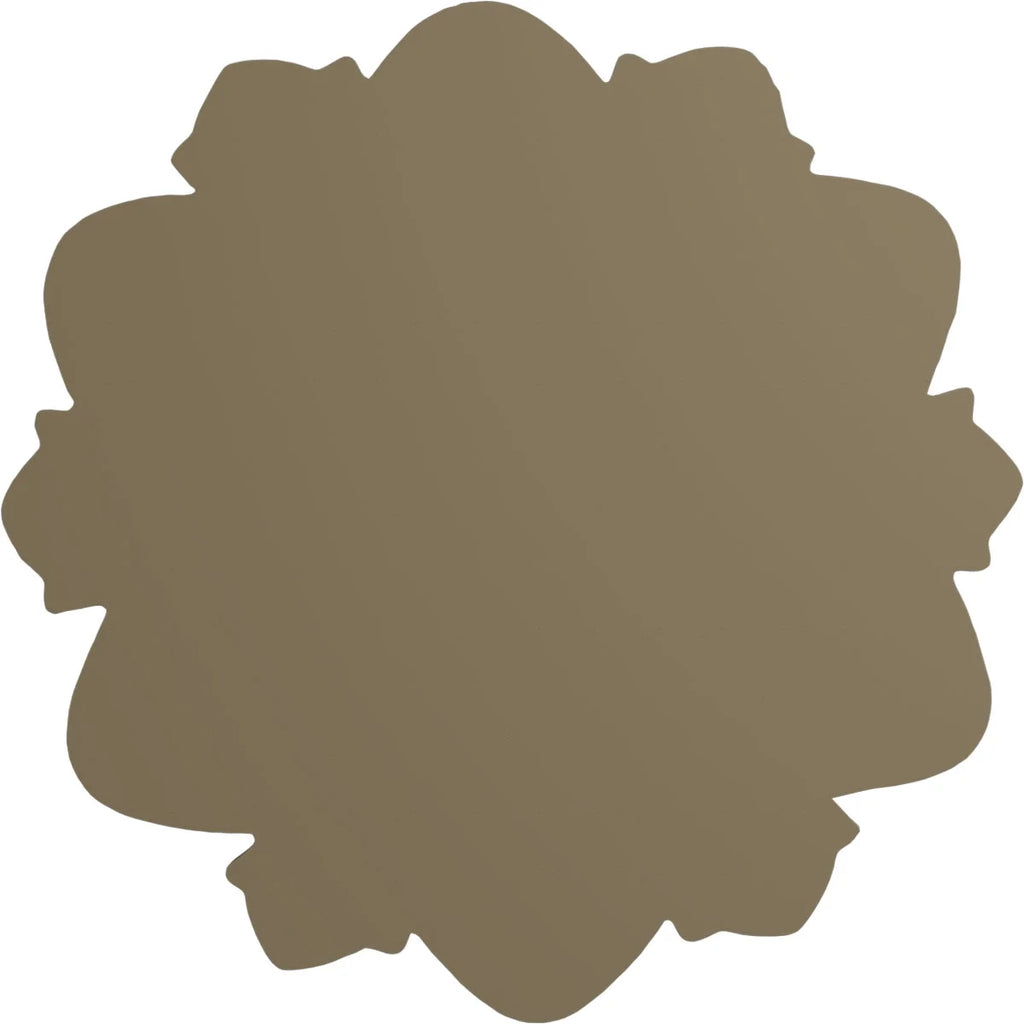 7 5/8"OD x 1"P Hand-Painted Pewter Ceiling Medallion Y958287