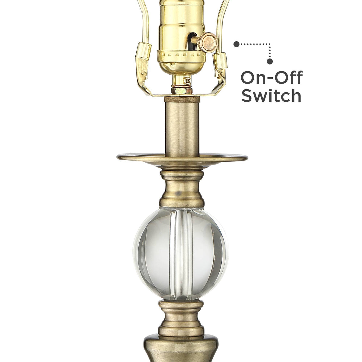 Brass Cutout Openwork Double Drum Shade Table Lamp Y1465