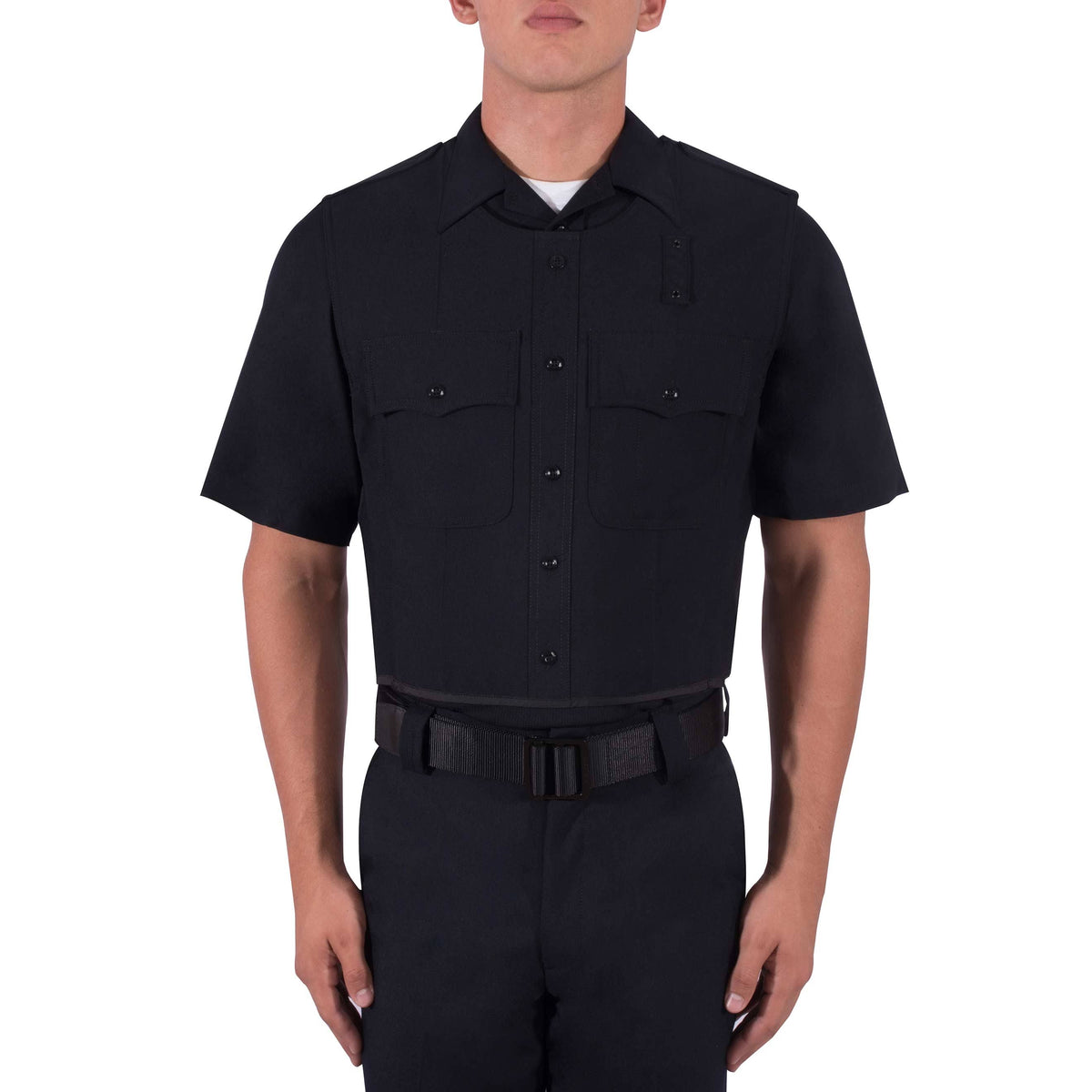 Dark Navy Blue Wool Body Armor Carrier Size Large/X-Large x Tall I440737