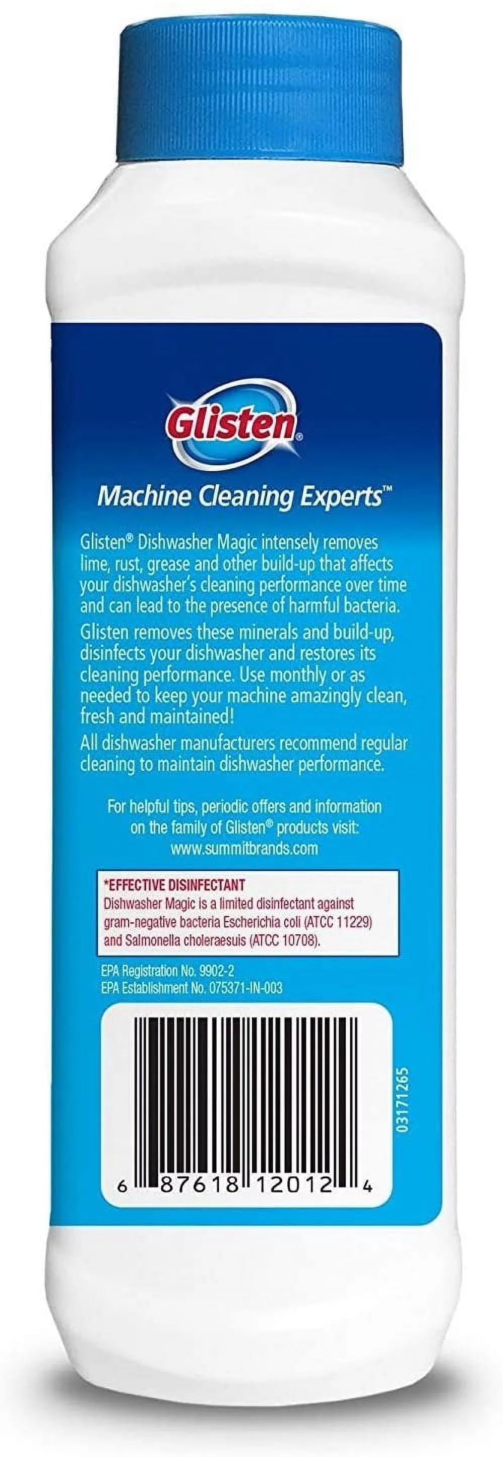 Dishwasher Cleaner & Disinfectant Fresh Lemon 12 Ounce Pack of 3 Y661